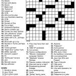 Marvelous Crossword Puzzles Easy Printable Free Org | Crossword   Free La Times Crossword Printable