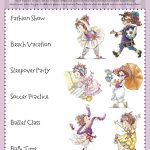 Match Fancy Nancy's Outfit To The Event With This Fun Free Printable   Free Printable Tea Party Games