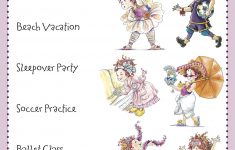Match Fancy Nancy's Outfit To The Event With This Fun Free Printable – Free Printable Tea Party Games