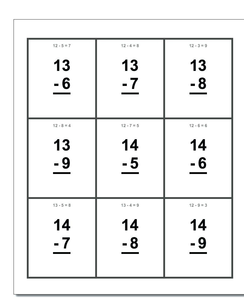 Math Facts Flashcards Printable Printable Flashcards For Practicing - Free Printable Addition Flash Cards