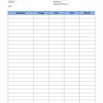 Medication Log Template For Word | Med | Medication Log, Medication   Free Printable Medication List