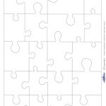Medium Blank Printable Puzzle Pieces | Printables | Printable   Jigsaw Puzzle Maker Free Printable