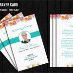 Memorial Cards For Funeral Template Free Admirable Funeral Prayer   Free Printable Funeral Prayer Card Template