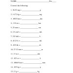 Metric Unit Conversion Worksheet | Physical Science | Metric System   Free Printable Physics Worksheets