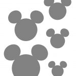Mickey Mouse Template | Disney Family   Free Printable Disney Font Stencils
