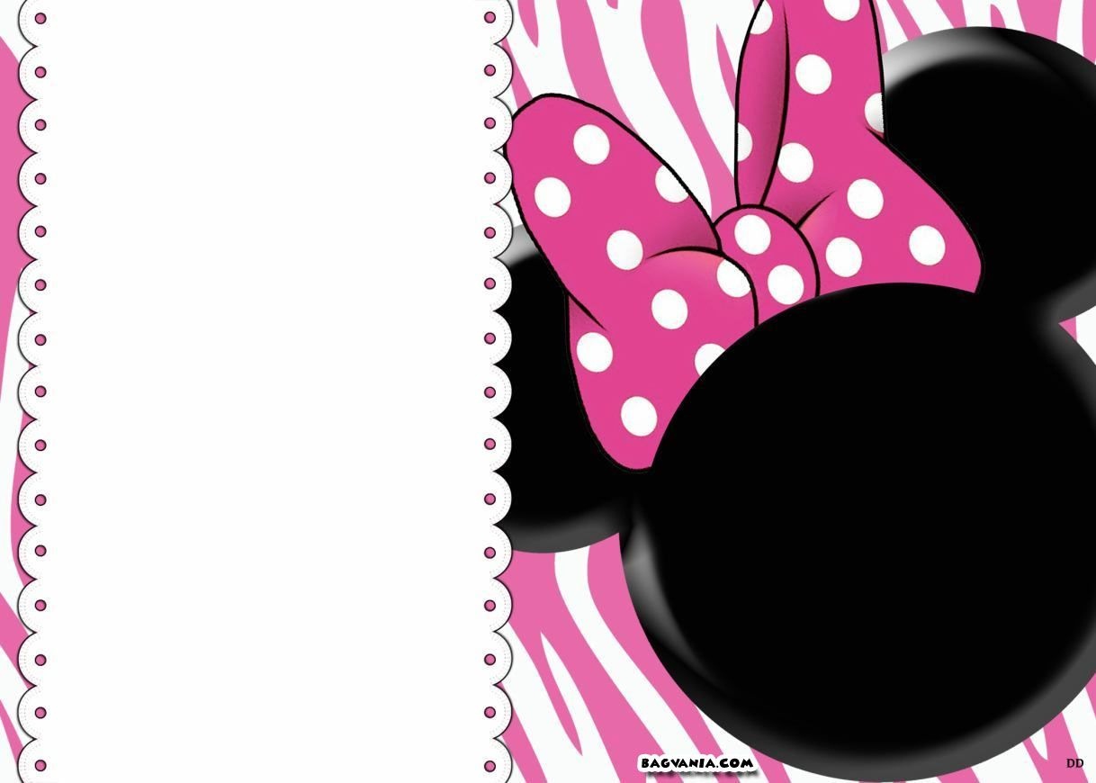 Minnie Mouse Invitations Printable Free - Tutlin.psstech.co - Free Minnie Mouse Printable Templates