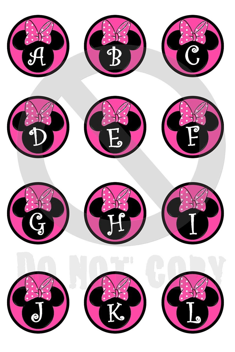 Minnie+Mouse+Letters+Alphabet | Stella | Minnie Mouse, Lettering - Free Printable Disney Alphabet Letters