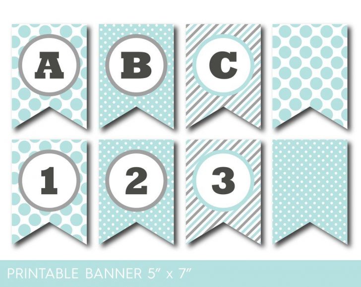 Free Printable Baby Shower Banner Letters