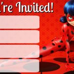 Miraculous Party Invitations | Miraculous Ladybug & Cat Noir   Free Printable Ladybug Invitations