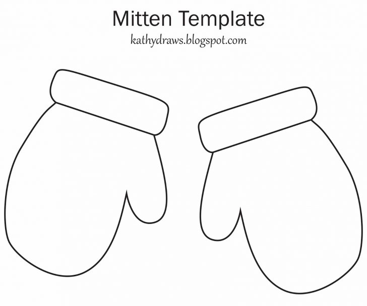 Free Mitten Template Printable