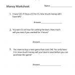 Money Word Problems Worksheet   Free Printable Educational Worksheet   Free Printable Money Word Problems Worksheets