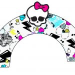 Monster High: Free Printable Cupcake Toppers And Wrappers.   Oh My   Free Printable Monster High Stickers