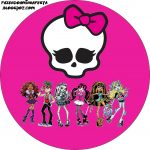 Monster High: Free Printable Labels.   Oh My Fiesta! In English   Free Printable Monster High Stickers