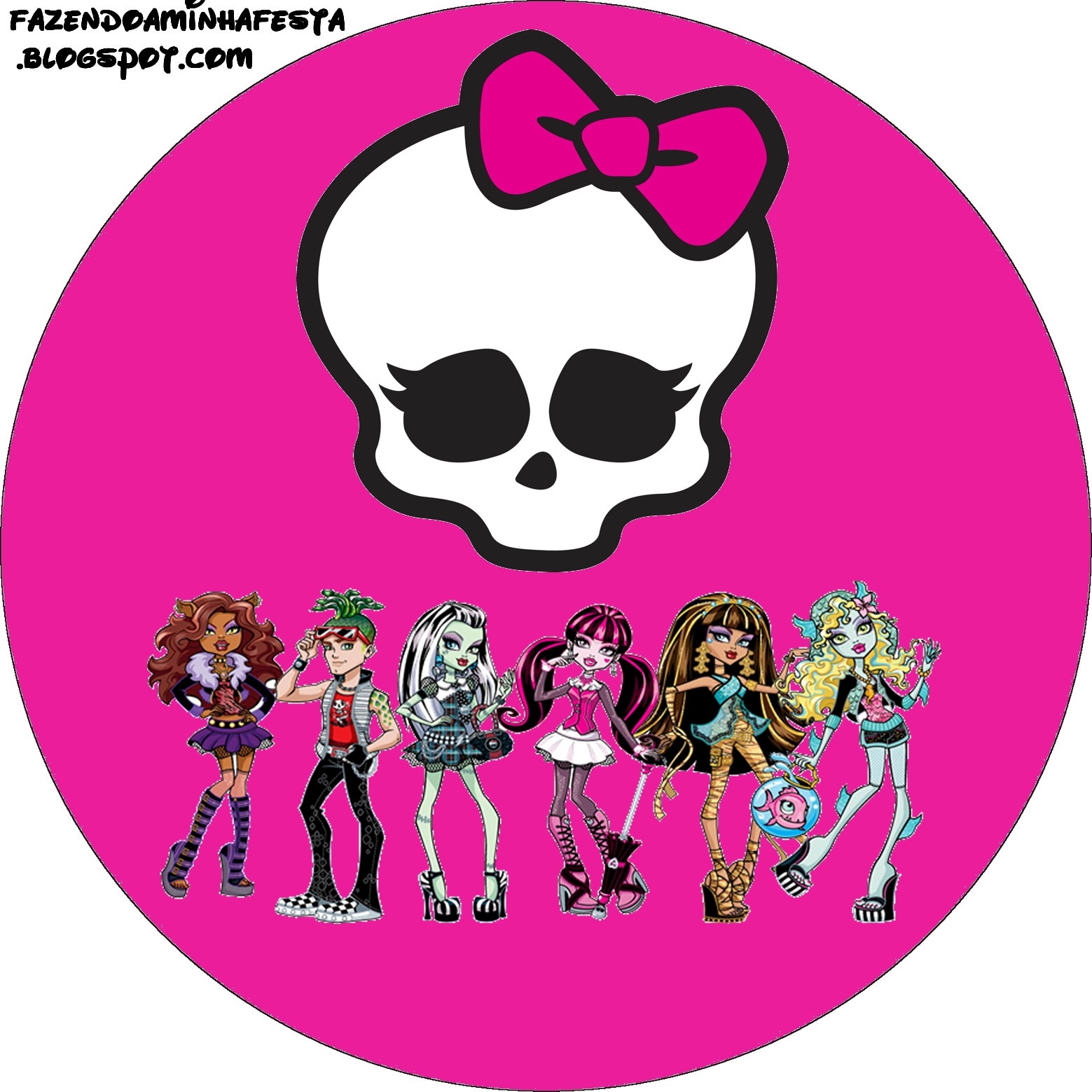 Monster High: Free Printable Labels. - Oh My Fiesta! In English - Free Printable Monster High Stickers