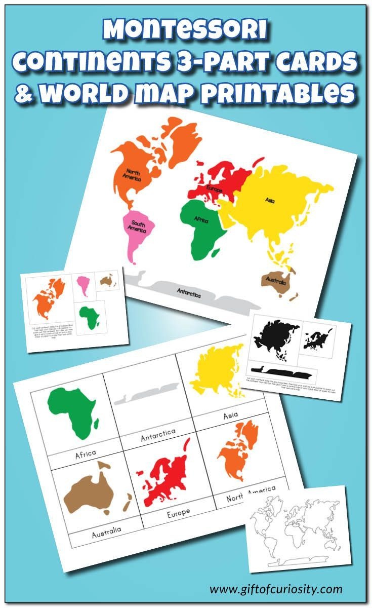  Montessori World Map Free Printable Free Printable A To Z