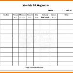 Monthly Bill Template Free Report Templates Spreadsheet Budget Excel   Free Printable Monthly Bill Payment Worksheet
