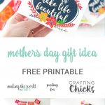 Mothers Day Gift Idea For Friends With Free Printable   Free Printable Mothers Day Gifts