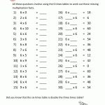Multiplication Drill Sheets 3Rd Grade   Free Printable 7Th Grade Math Worksheets