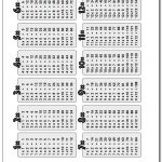 Multiplication Table   Free Printable Math Worksheets Multiplication Facts