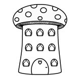 Mushrooms Coloring Pages | Free Coloring Pages   Free Printable Mushroom Coloring Pages