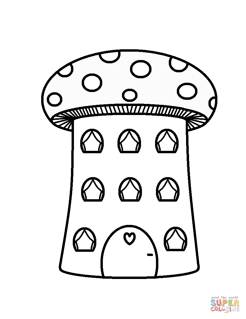 Mushrooms Coloring Pages | Free Coloring Pages - Free Printable Mushroom Coloring Pages