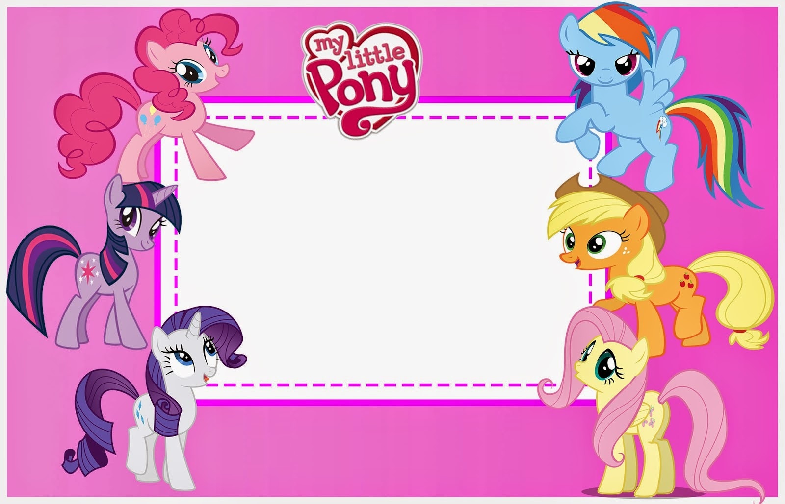 My Little Pony Free Printable Kit. - Oh My Fiesta! For Geeks - Free My Little Pony Printable Masks