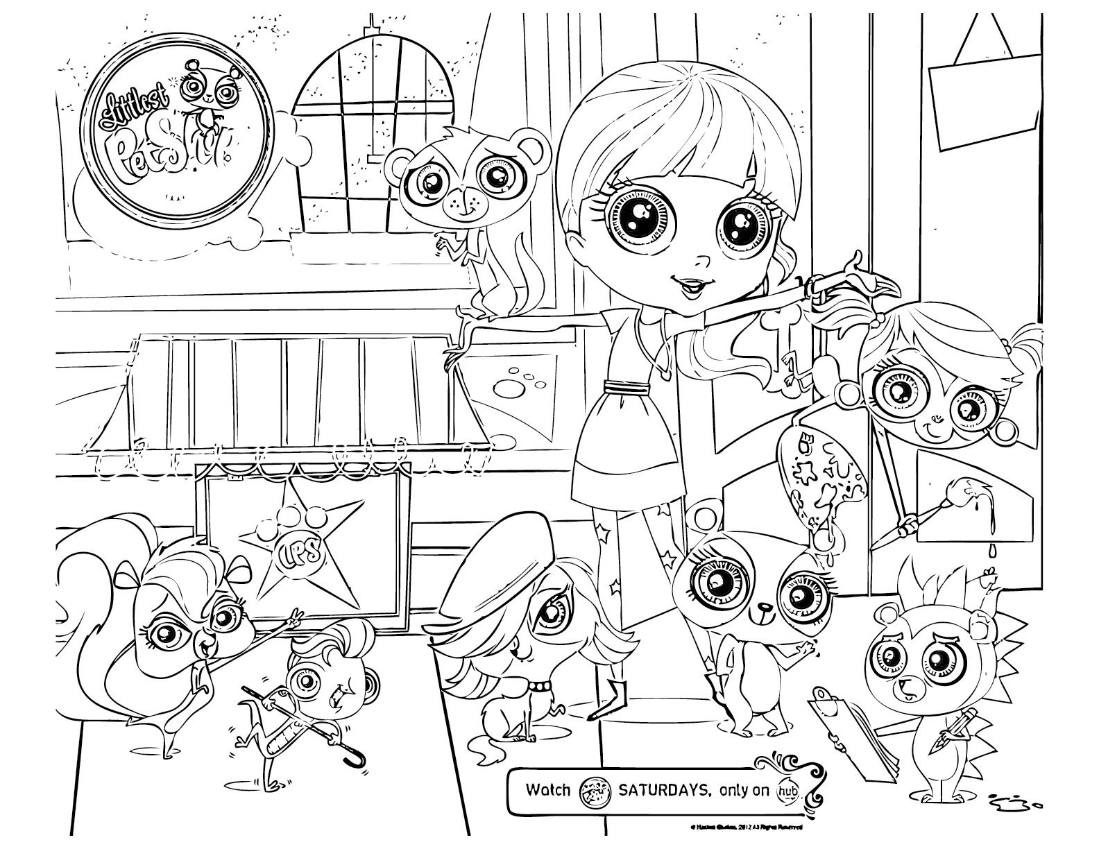 My Littlest Pet Shop Coloring Pages | Free Printable Coloring Pages - Littlest Pet Shop Free Printable Coloring Pages