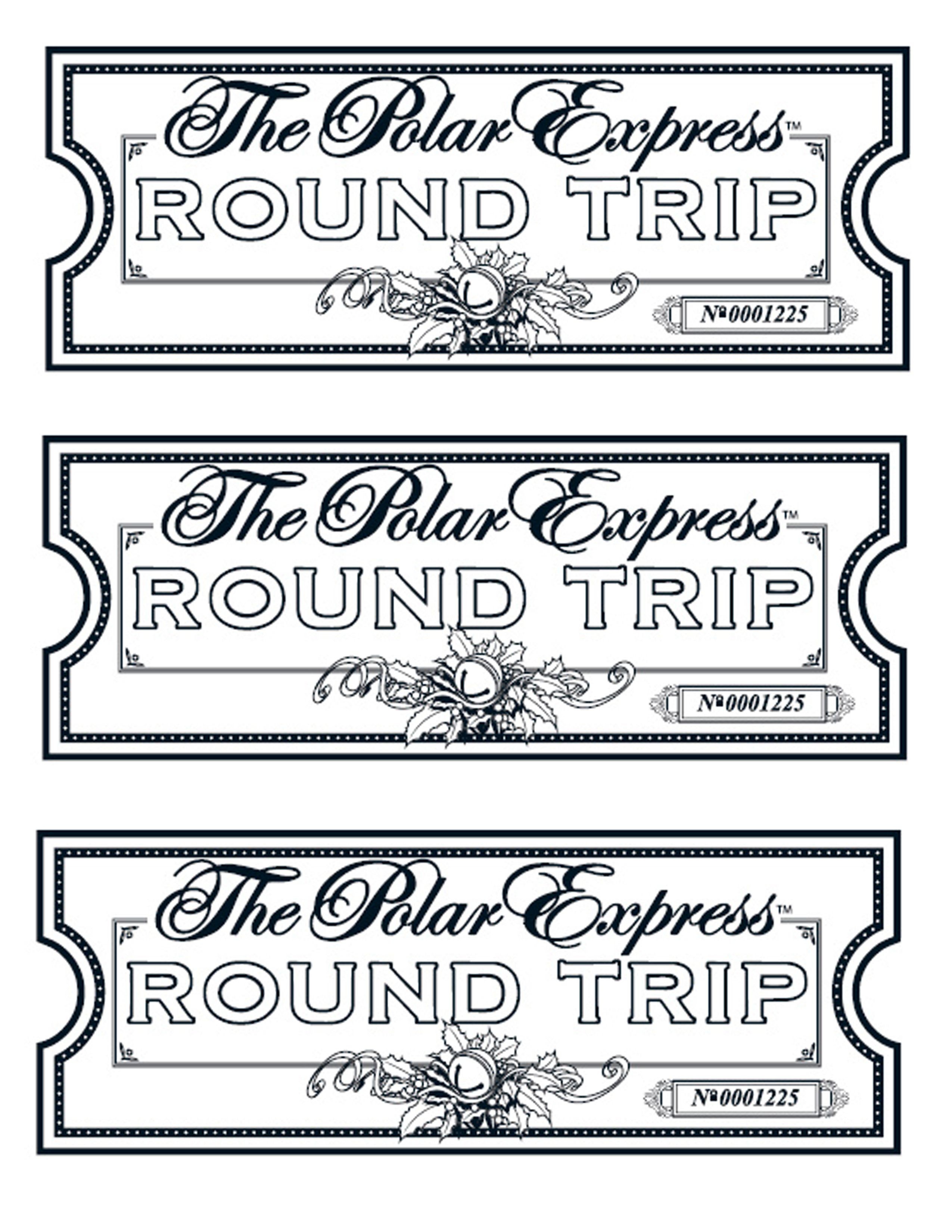 Polar Express Tickets Front 2Up Red Free Printable Polar E… Flickr