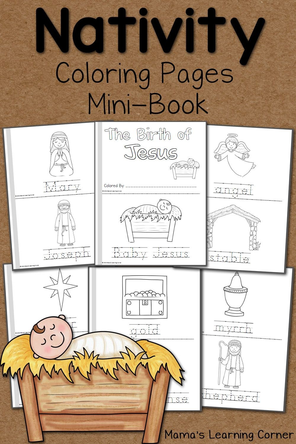 Nativity Coloring Pages | Printables | Nativity Coloring Pages - Free Printable Christmas Story Coloring Pages
