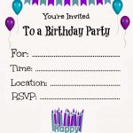 New Free Online Printable Birthday Party Invitations | Online   Make Printable Party Invitations Online Free