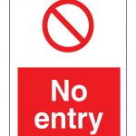 No Entry Signs | Poster Template   Free Printable No Entry Sign