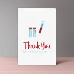 Nurse Thank You Card Set Of 4 Download And Print Nurse | Etsy   Nurses Week 2016 Cards Free Printable