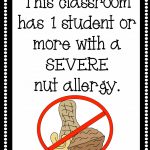 Nut Allergy Sign.pdf   Google Drive | Kindergartenklub | Peanut   Printable Peanut Free Classroom Signs