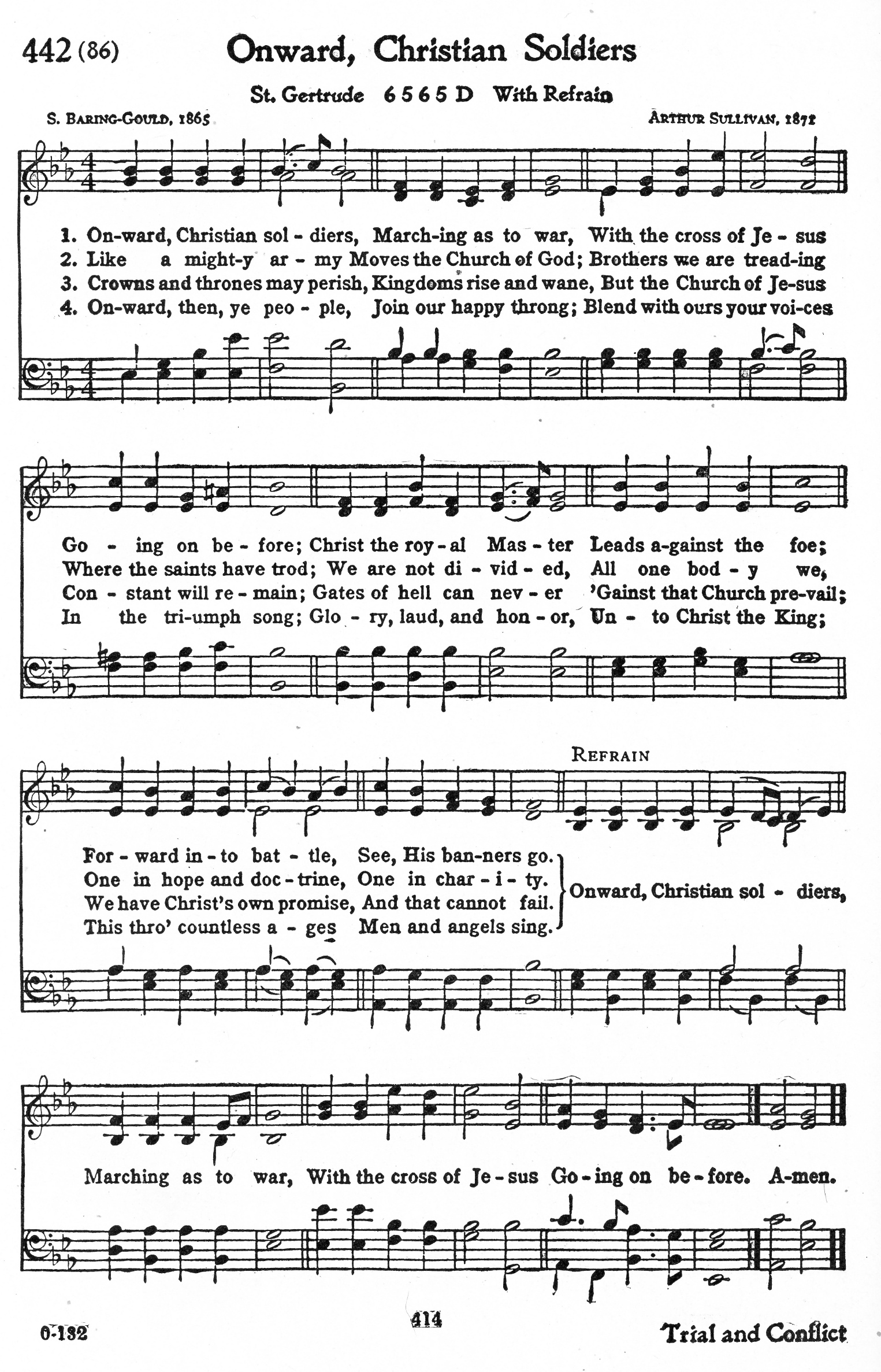Onward, Christian Soldiers - Wikipedia - Free Printable Lyrics To Christian Songs