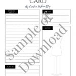 Organize Your Sewing Patterns W/ These Free Printable Pattern Record   Free Printable Sewing Patterns Pdf