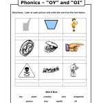 Oy And Oi Phonics Worksheets | School Stuff | Phonics Worksheets   Hooked On Phonics Free Printable Worksheets