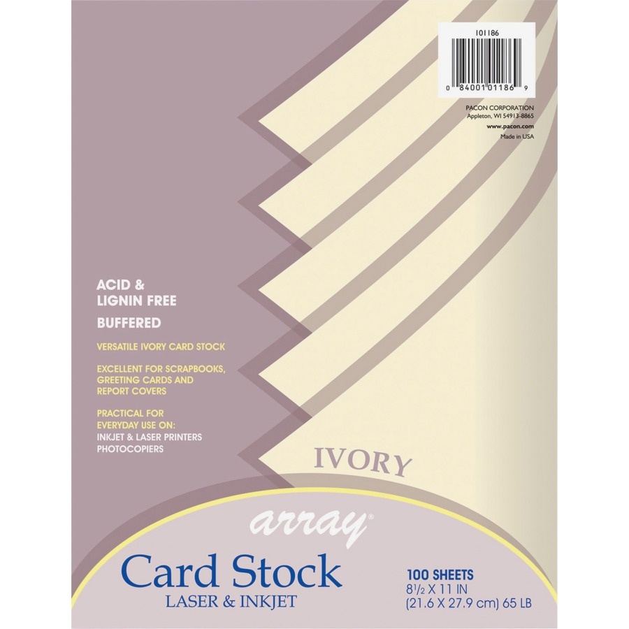 Pacon 101186, Pacon Array Classic Heavyweight Card Stock Paper - Free Printable Card Stock Paper