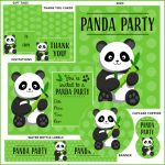 Panda Party Printables | Panda Shower | Panda Party, Panda Birthday   Panda Bear Invitations Free Printable