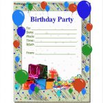 Party Invitation Ideas | Home Design In 2019 | Free Birthday   Free Printable Birthday Party Flyers