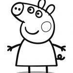 Peppa Pig Coloring Page | Free Printable Coloring Pages   Pig Coloring Sheets Free Printable