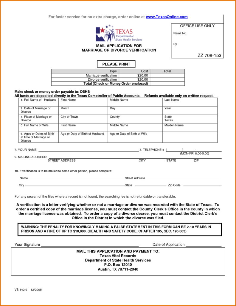 Petition For Divorce Form Texas Fresh Best S Free Separation Form - Free Printable Divorce Decree Forms