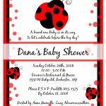 Photo : 12 Baby Shower Ladybug Image   Free Printable Ladybug Baby Shower Invitations Templates