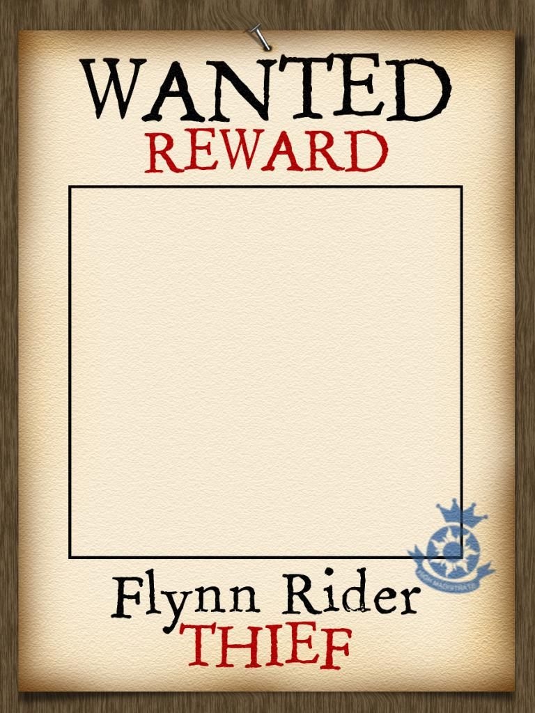 Free Printable Flynn Rider Wanted Poster Free Printable A to Z
