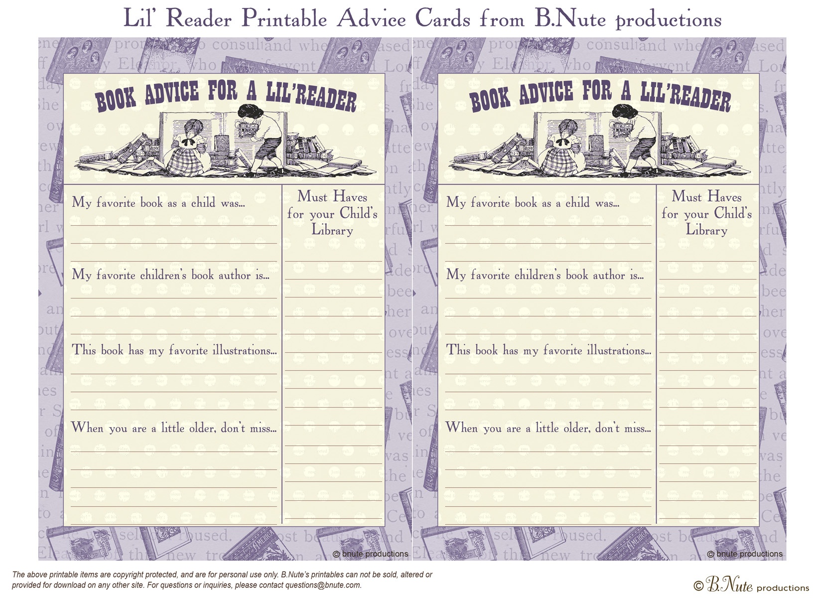 Photo : Free Printable Baby Shower Bingo Image - Free Mommy Advice Cards Printable