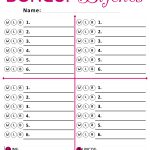 Pinangelica Murdock Maraj On Bunco Night | Bunco Score Sheets   Printable Bunco Score Cards Free