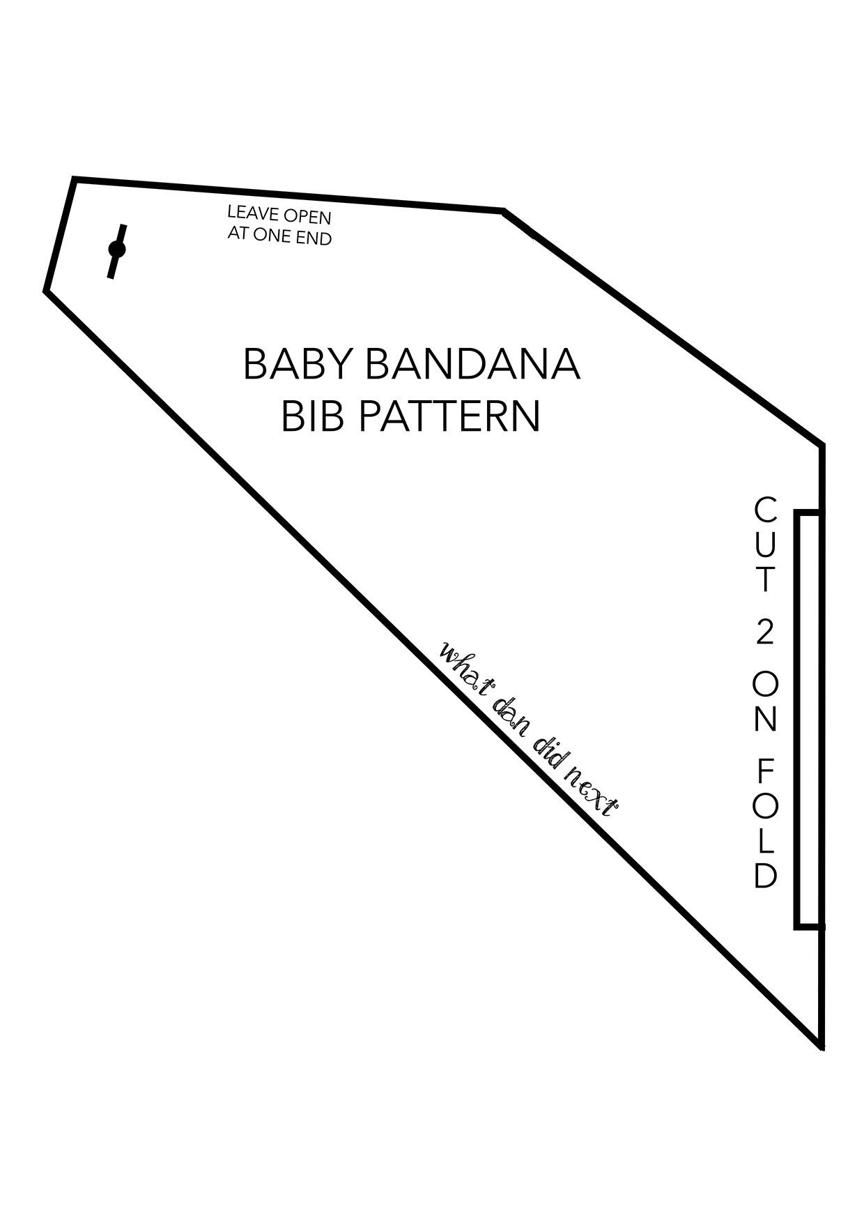 Pinannie Peralta On Baby Boy | Baby Sewing, Bib Pattern, Baby - Free Printable Baby Bandana Bib Pattern