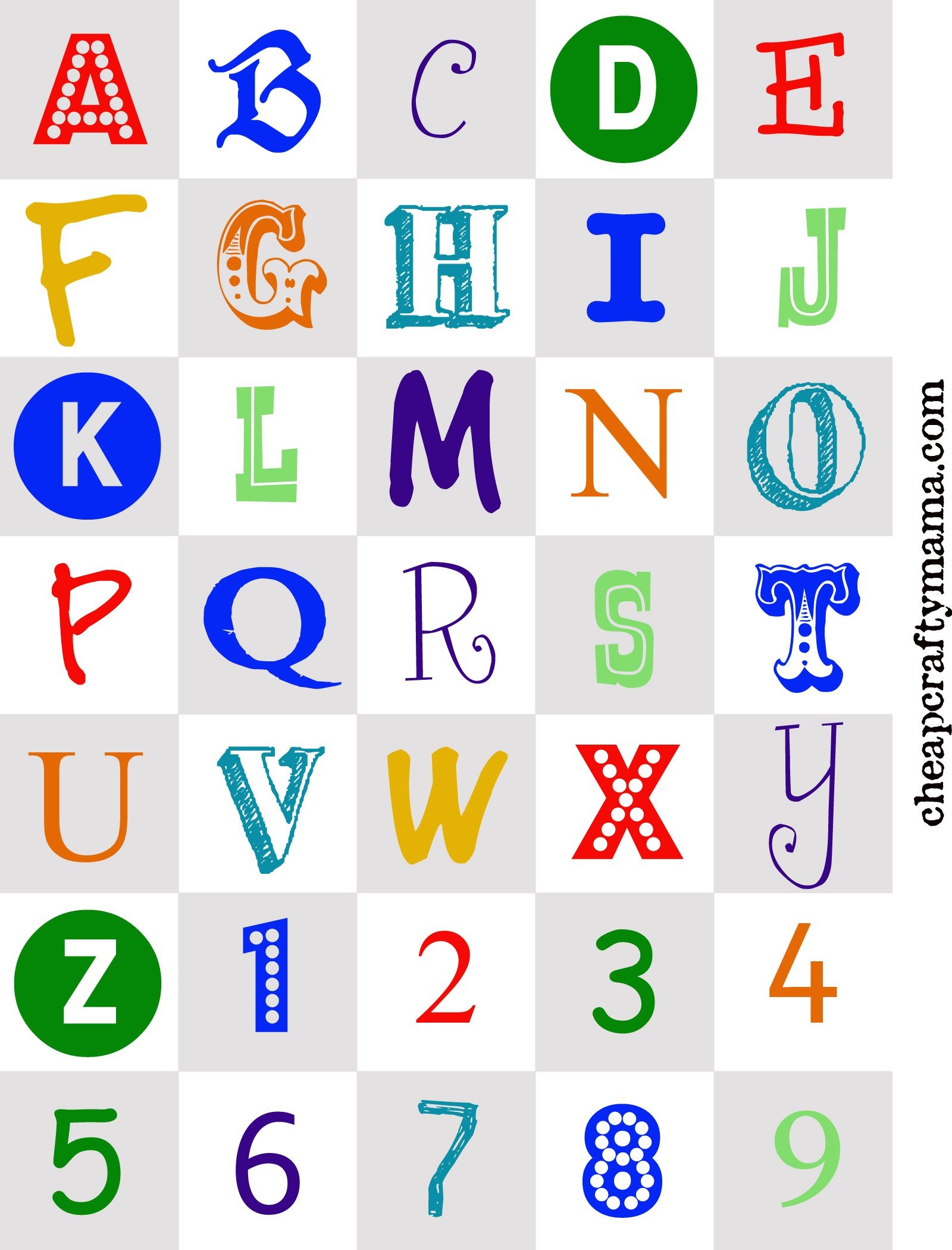 Pinchristine Ashley On Printable | Alphabet Magnets, Printable - Free Printable Alphabet Letters
