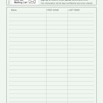 Pinconstant Contact On Grow Your Email List | Email List, Free   Free Printable Sign Up Sheet