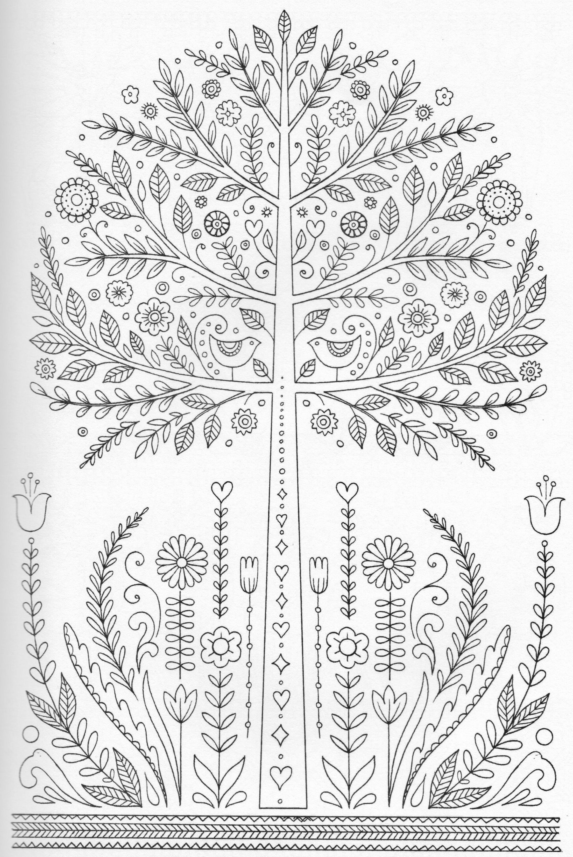 Pindeanna Lea On Color Plants | Tree Coloring Page, Coloring - Tree Coloring Pages Free Printable