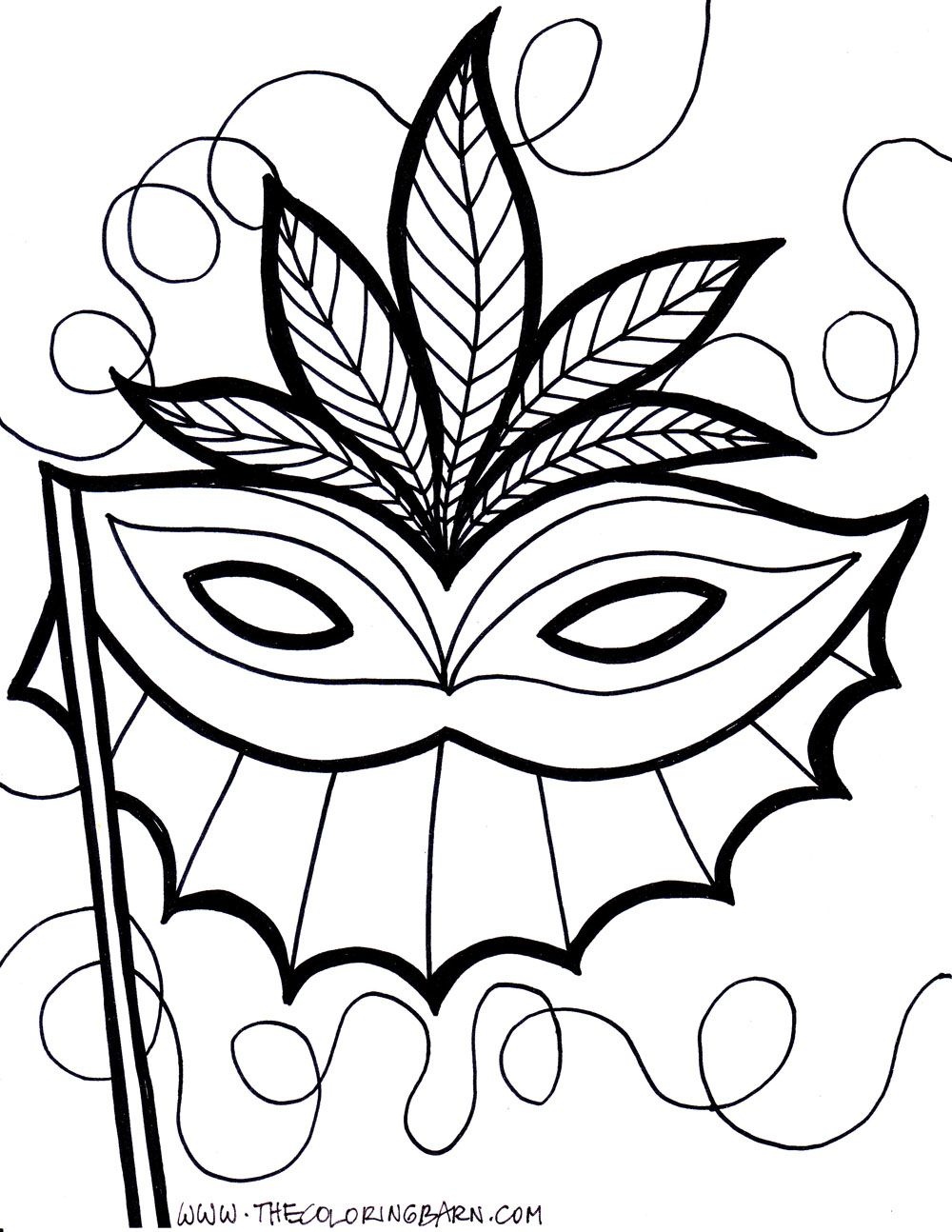 Pinelyssanda Desertsong On Embroidery Inspiration | Coloring - Free Printable Mardi Gras Masks